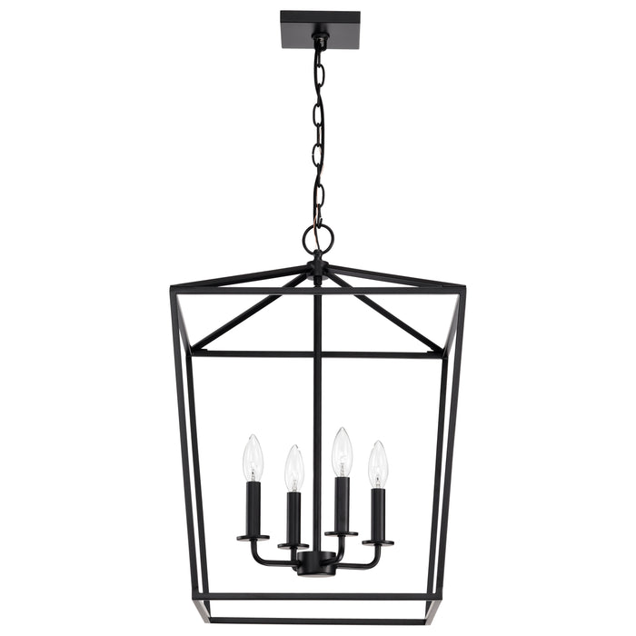 SATCO/NUVO Emma 4-Light Small Pendant 60W Maximum 120V Dark Bronze Finish (60-7951)