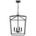 SATCO/NUVO Emma 4-Light Small Pendant 60W Maximum 120V Dark Bronze Finish (60-7951)