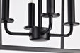 SATCO/NUVO Emma 4-Light Small Pendant 60W Maximum 120V Dark Bronze Finish (60-7951)
