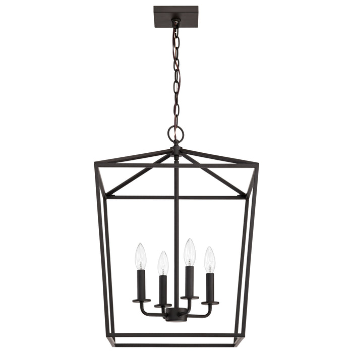 SATCO/NUVO Emma 4-Light Large Pendant 60W Maximum 120V Dark Bronze Finish (60-7952)
