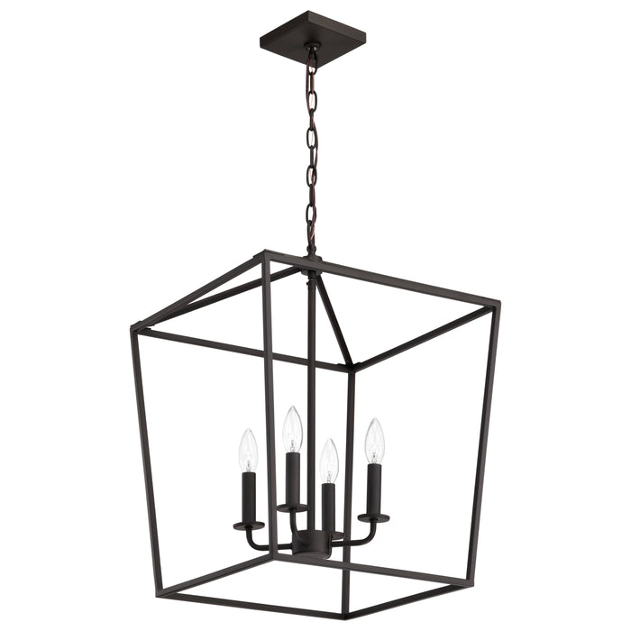 SATCO/NUVO Emma 4-Light Large Pendant 60W Maximum 120V Dark Bronze Finish (60-7952)