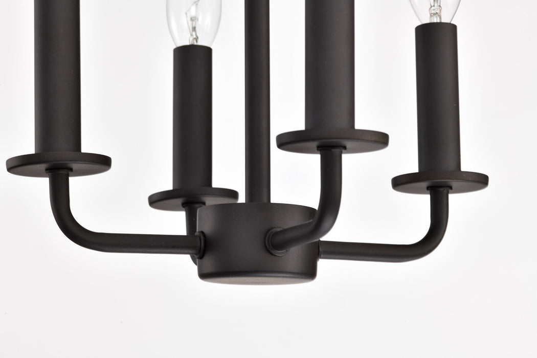 SATCO/NUVO Emma 4-Light Large Pendant 60W Maximum 120V Dark Bronze Finish (60-7952)