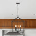 SATCO/NUVO Emma 4-Light Large Pendant 60W Maximum 120V Dark Bronze Finish (60-7952)