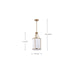 SATCO/NUVO Easton 1-Light Pendant 100W Maximum 120V Burnished Brass Finish White Linen Shade (60-7961)