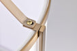 SATCO/NUVO Easton 3-Light Pendant 100W Maximum 120V Burnished Brass Finish White Linen Shade (60-7962)
