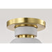 SATCO/NUVO Collins 8 Inch Flush Mount Ceramic With Gold Accents (60-8001)