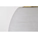 SATCO/NUVO Collins 8 Inch Flush Mount Ceramic With Gold Accents (60-8001)