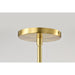 SATCO/NUVO Collins 8 Inch Flush Mount Ceramic With Gold Accents (60-8002)