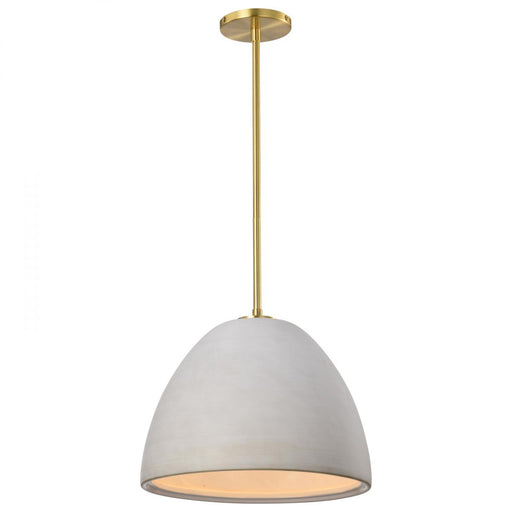 SATCO/NUVO Collins 14 Inch Flush Mount Ceramic With Gold Accents (60-8003)