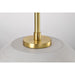 SATCO/NUVO Collins 14 Inch Flush Mount Ceramic With Gold Accents (60-8003)