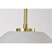 SATCO/NUVO Collins 14 Inch Flush Mount Ceramic With Gold Accents (60-8003)