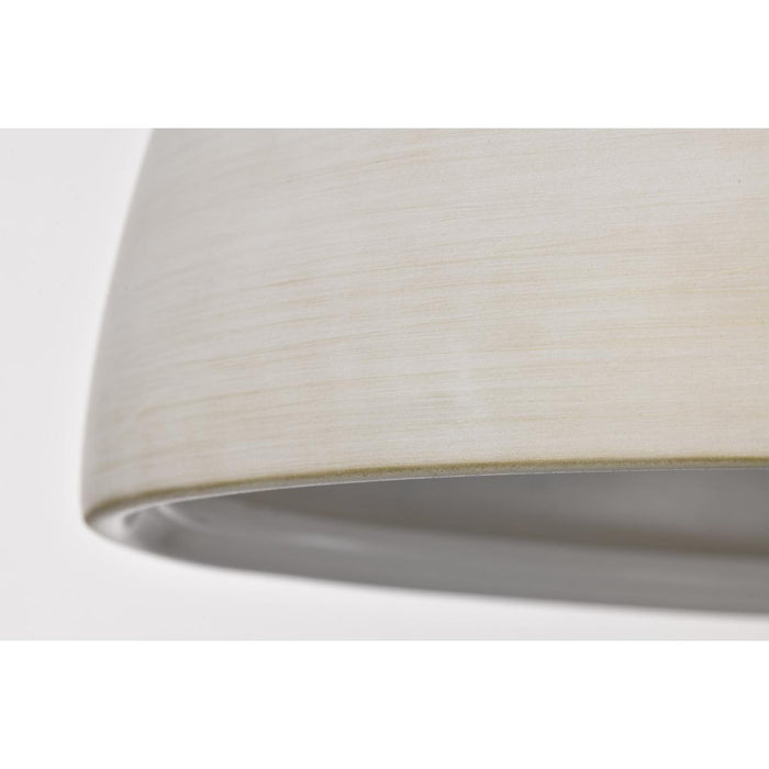 SATCO/NUVO Collins 14 Inch Flush Mount Ceramic With Gold Accents (60-8003)