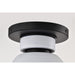 SATCO/NUVO Collins 8 Inch Flush Mount Ceramic With Silver Accents (60-8011)