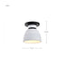 SATCO/NUVO Collins 8 Inch Flush Mount Ceramic With Silver Accents (60-8011)