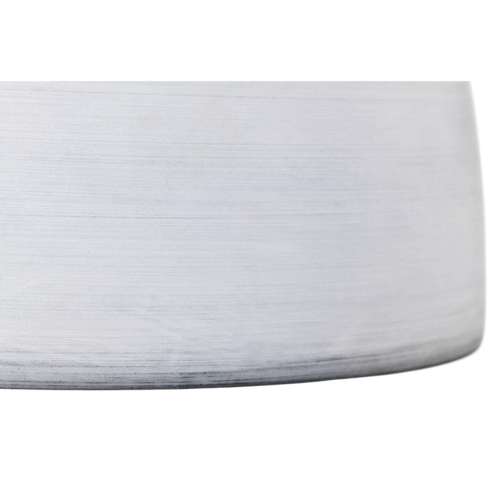 SATCO/NUVO Collins 8 Inch Flush Mount Ceramic With Silver Accents (60-8012)