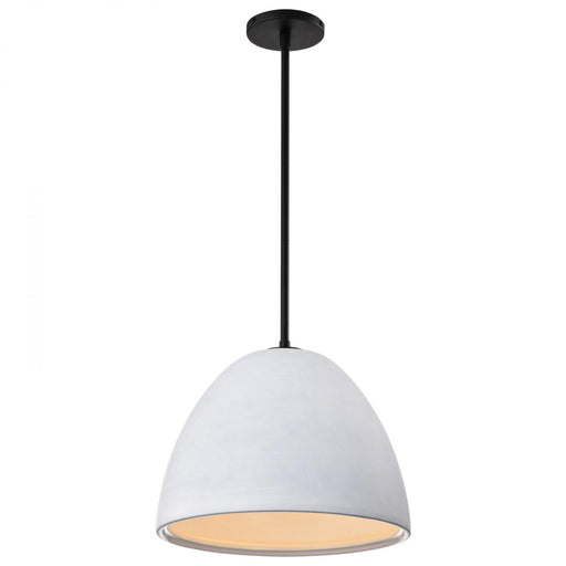 SATCO/NUVO Collins 14 Inch Flush Mount Ceramic With Silver Accents (60-8013)