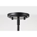 SATCO/NUVO Russel 10 Inch Mini Pendant Matte Black With Satin White Glass (60-8024)