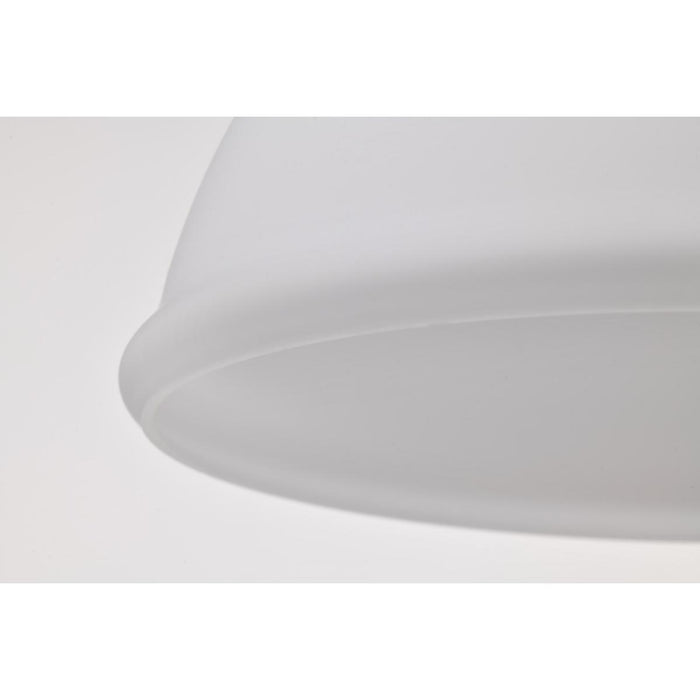 SATCO/NUVO Russel 10 Inch Mini Pendant Matte Black With Satin White Glass (60-8024)