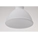 SATCO/NUVO Russel 10 Inch Mini Pendant Matte Black With Satin White Glass (60-8024)