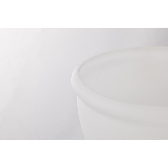 SATCO/NUVO Russel 6 Light Chandelier Matte Black With Satin White Glass (60-8027)