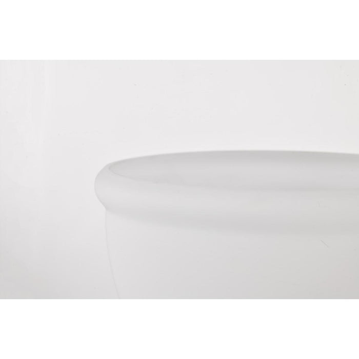 SATCO/NUVO Russel 6 Light Chandelier Matte Black With Satin White Glass (60-8027)