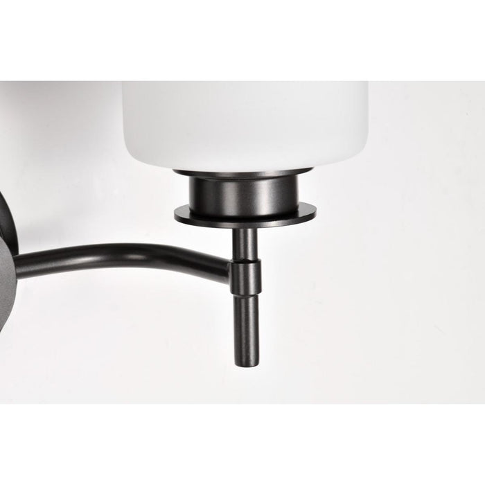 SATCO/NUVO Warren 2-Light Vanity Gun Metal With Satin White Glass (60-8032)