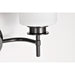 SATCO/NUVO Warren 2-Light Vanity Gun Metal With Satin White Glass (60-8032)