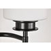 SATCO/NUVO Warren 3-Light Vanity Gun Metal With Satin White Glass (60-8033)