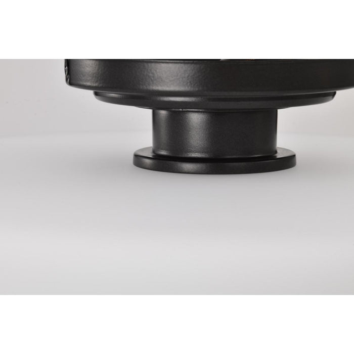 SATCO/NUVO Warren 13 Inch Semi Flush Mount Gun Metal With Satin White Glass (60-8035)