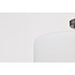 SATCO/NUVO Warren 13 Inch Semi Flush Mount Gun Metal With Satin White Glass (60-8035)