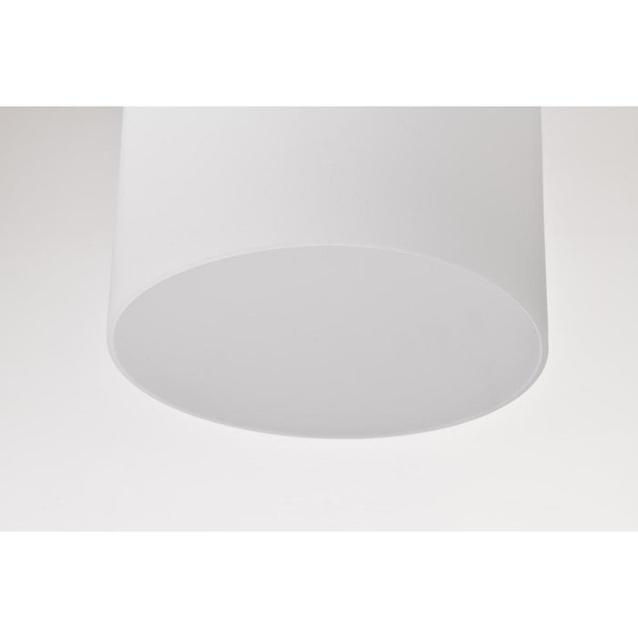 SATCO/NUVO Warren 8 Inch Pendant Gun Metal With Satin White Glass (60-8036)