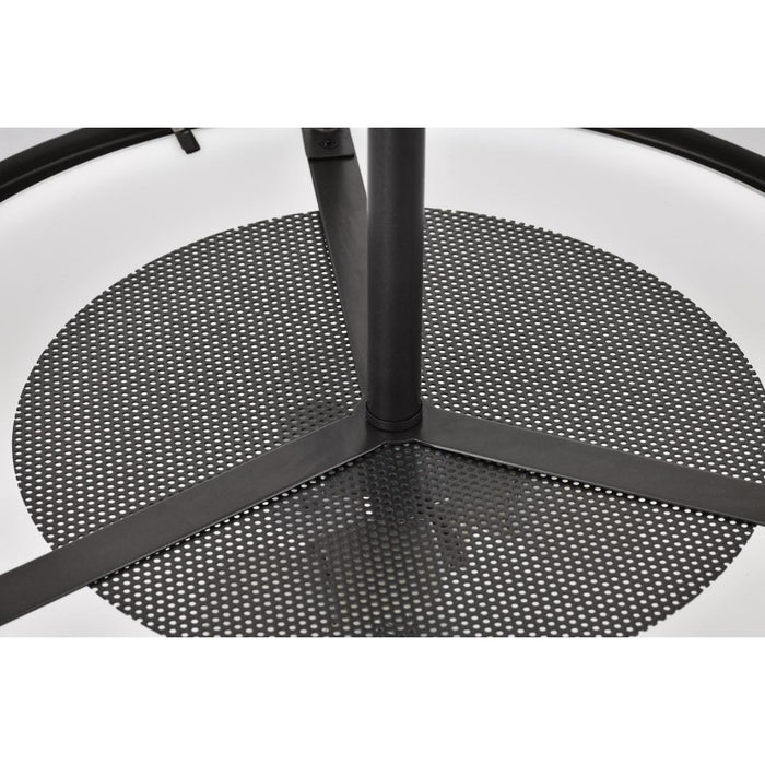 SATCO/NUVO Warren 17 Inch Pendant Gun Metal With Satin White Glass (60-8037)