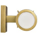 SATCO/NUVO Roselle 2-Light Vanity Natural Brass With White Glass (60-8042)