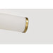 SATCO/NUVO Roselle 2-Light Vanity Natural Brass With White Glass (60-8042)