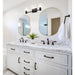 SATCO/NUVO Clarksville 3-Light Vanity Matte Black With Clear Glass (60-8063)