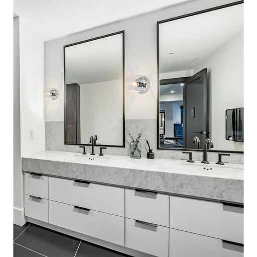 SATCO/NUVO Marlowe 1-Light Vanity Polished Nickel With Clear Glass (60-8071)