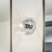 SATCO/NUVO Marlowe 1-Light Vanity Polished Nickel With Clear Glass (60-8071)