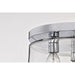 SATCO/NUVO Marlowe 15 Inch Flush Mount Polished Nickel With Clear Glass (60-8074)