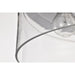 SATCO/NUVO Marlowe 15 Inch Flush Mount Polished Nickel With Clear Glass (60-8074)
