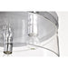 SATCO/NUVO Marlowe 15 Inch Flush Mount Polished Nickel With Clear Glass (60-8074)