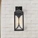 SATCO/NUVO Oaklyn 1-Light Medium Wall Lantern Matte Black With Clear Glass (60-8122)