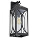 SATCO/NUVO Oaklyn 1-Light Large Wall Lantern Matte Black With Clear Glass (60-8123)