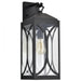 SATCO/NUVO Oaklyn 1-Light Large Wall Lantern Matte Black With Clear Glass (60-8123)