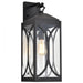 SATCO/NUVO Oaklyn 1-Light Large Wall Lantern Matte Black With Clear Glass (60-8123)