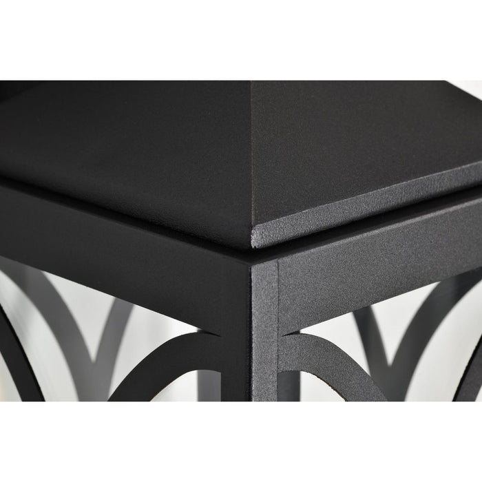 SATCO/NUVO Oaklyn 1-Light Large Wall Lantern Matte Black With Clear Glass (60-8123)