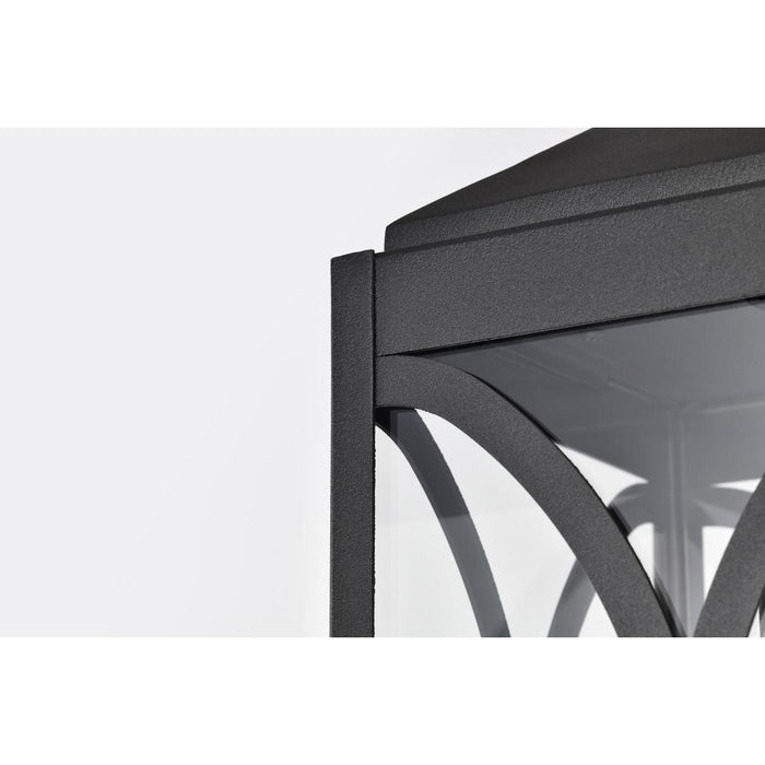 SATCO/NUVO Oaklyn 1-Light Hanging Lantern Matte Black With Clear Glass (60-8125)