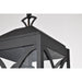 SATCO/NUVO Oaklyn 1-Light Hanging Lantern Matte Black With Clear Glass (60-8125)