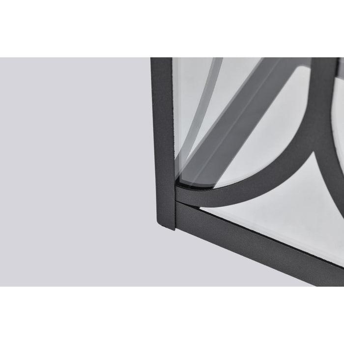 SATCO/NUVO Oaklyn 1-Light Hanging Lantern Matte Black With Clear Glass (60-8125)