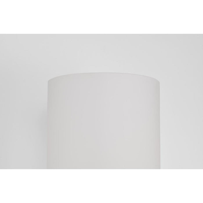 SATCO/NUVO Liam 2-Light Vanity Burnished Brass White Opal Glass (60-8202)