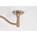 SATCO/NUVO Liam 2-Light Vanity Burnished Brass White Opal Glass (60-8202)